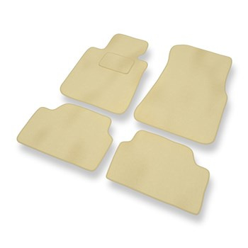 Velours automatten voor BMW 1 F20 Hatchback (2011-2019) - beige