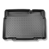 Kofferbakmat op maat voor: Citroen C3 Aircross I SUV (11.2017-2024) - onderste bagageruimte; modellen zonder schuifvloer; niet-verschuifbare stoelen
