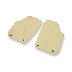 Velours automatten voor Skoda Fabia II Hatchback, Stationwagen (2007-2014) - beige