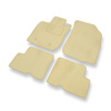 Velours automatten voor Dacia Duster I SUV (2010-2017) - beige