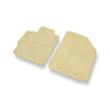 Velours automatten voor Toyota Yaris II Hatchback, Sedan (2005-2010) - beige