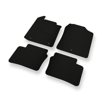 Vilten automatten voor Kia Picanto III Hatchback (2017-....) - zwart