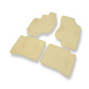 Velours automatten voor Hyundai Elantra III (2000-2006) - beige