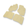 Velours automatten voor Hyundai Elantra III Liftback, Sedan (2000-2006) - beige