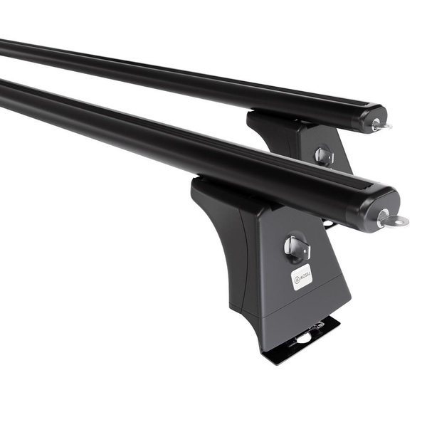 Basisrek voor het autodak voor Citroen Jumper I Bestelwagen (1996-2005) - zwart Imperiaal - bevestigingspunten - Aluminium