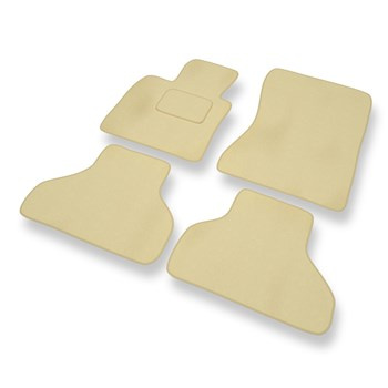 Velours automatten voor BMW X6 I E71 SAC (2008-2014) - beige
