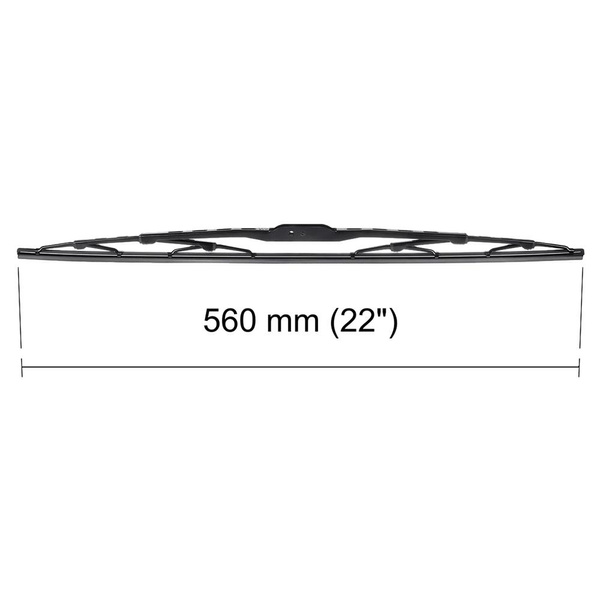 Auto ruitenwisser op de voorruit voor Mercedes-Benz CLK C208, A208 Coupé, Cabriolet (09.1996-01.2003) - standaard blade