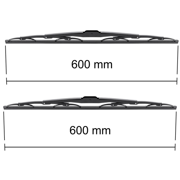 Auto ruitenwissers op de voorruit voor Volkswagen Transporter T5 Bestelwagen (2003-2019) - standaard bladen