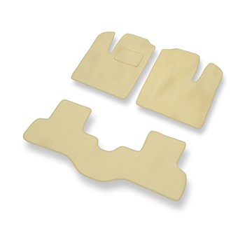 Velours automatten voor Fiat Doblo I Bestelwagen (2000-2011) - beige