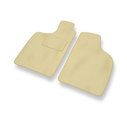 Velours automatten voor Nissan Navara D22 Pick-Up (1997-2005) - beige