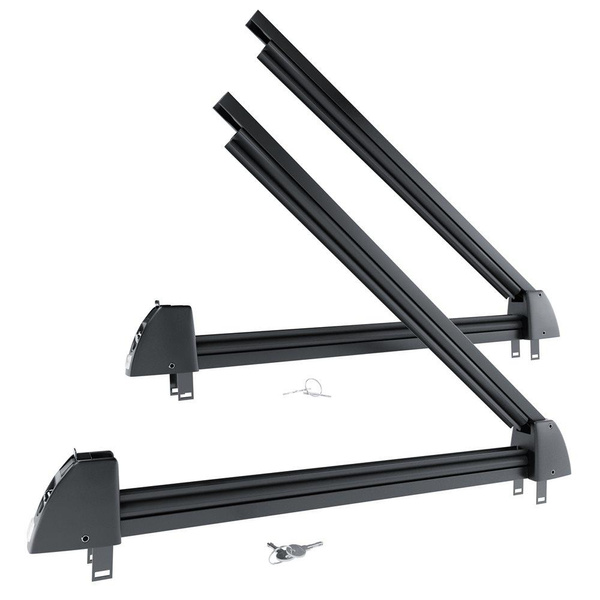 Skidrager op de imperiaal - Ski rack M-7705 - zwart - tot 5 paar ski's of 4 snowboards