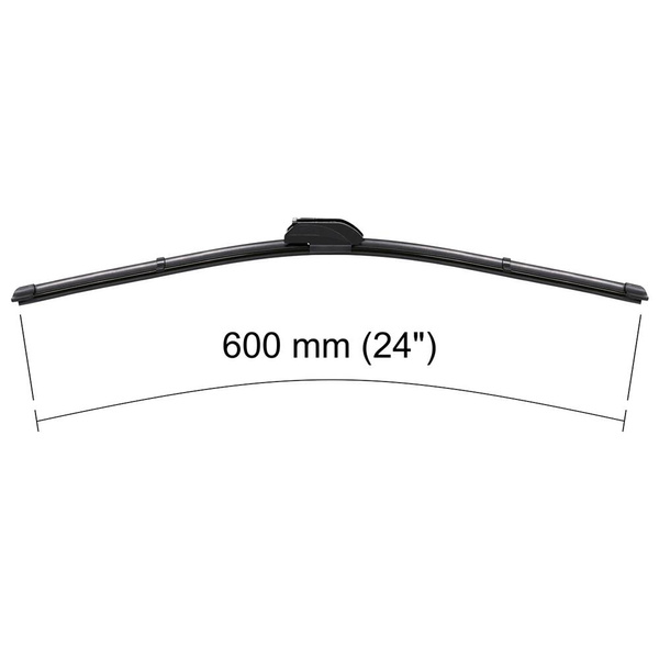 Auto ruitenwisser op de voorruit voor Mercedes-Benz C Klas W202 Stationwagen, Limousine (03.1993-02.2001) - vlak blade