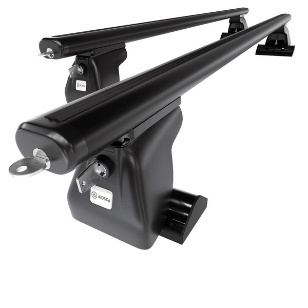 Basisrek voor het autodak voor Citroen C8 MPV (2002-2010) - zwart Imperiaal - T-profiel - Aluminium