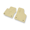 Velours automatten voor Volkswagen Golf V, VI Hatchback, Cabriolet, Variant (2003-2012) - beige