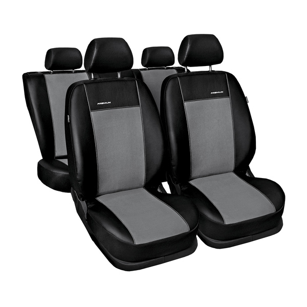Op maat gemaakte hoezen voor Volkswagen Sharan II Bestelwagen (2010-2022) 7 zitplaatsen - pasvorm autostoelhoezen - autostoelbeschermer set - grijs