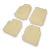 Velours automatten voor Alfa Romeo 75 Sedan (1985-1992) - beige