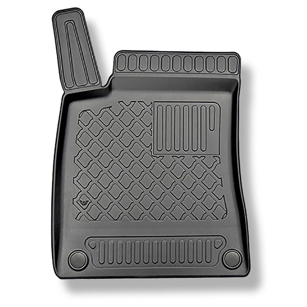 Set kofferbakmat en automatten TPE op maat gemaakt voor: Mercedes-Benz A Klas W177 250e Plug-in Hybrid Hatchback (08.2019-....) - verwijderbare uitsparingen bij modellen met zijgaas; ook met hybride aandrijving