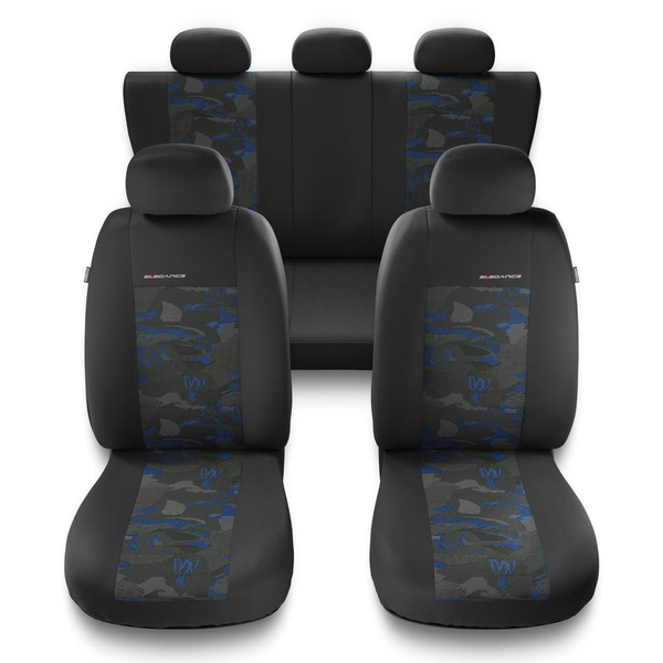 Een set universele autohoezen voor Citroen C6 (2005-2012) - UNE-BL