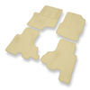 Velours automatten voor Chevrolet TrailBlazer II SUV (2002-2009) - beige