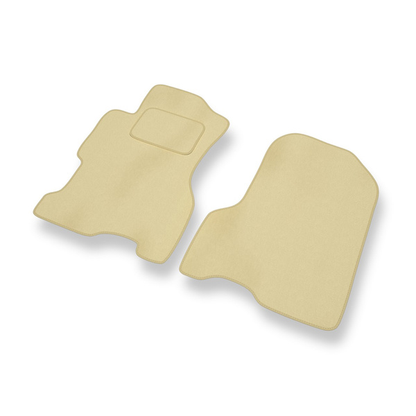 Velours automatten voor Honda Civic VII Coupé, Hatchback, Sedan (2001-2005) 5 deuren - beige