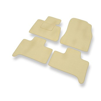 Velours automatten voor BMW X5 I E53 SAV (1999-2006) - beige
