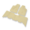 Velours automatten voor Opel Frontera A, B SUV (1992-2004) - beige