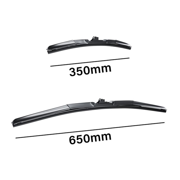 Auto ruitenwissers op de voorruit voor Fiat Grande Punto III Hatchback, Bestelwagen (2005-2012) - hybride bladen