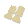 Velours automatten voor Mercedes-Benz CLK A209, C209 (2003-2009) - beige