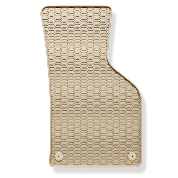 Rubberen matten voor de Volkswagen Passat CC Coupé (2008-2012) - beige - 4 stuks