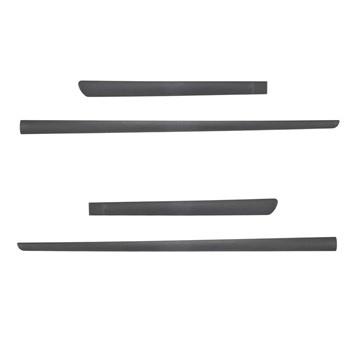 Zwarte zijlijsten voor Alfa Romeo 147 Hatchback (2000-2010) - (lengte: 980mm; 645mm)