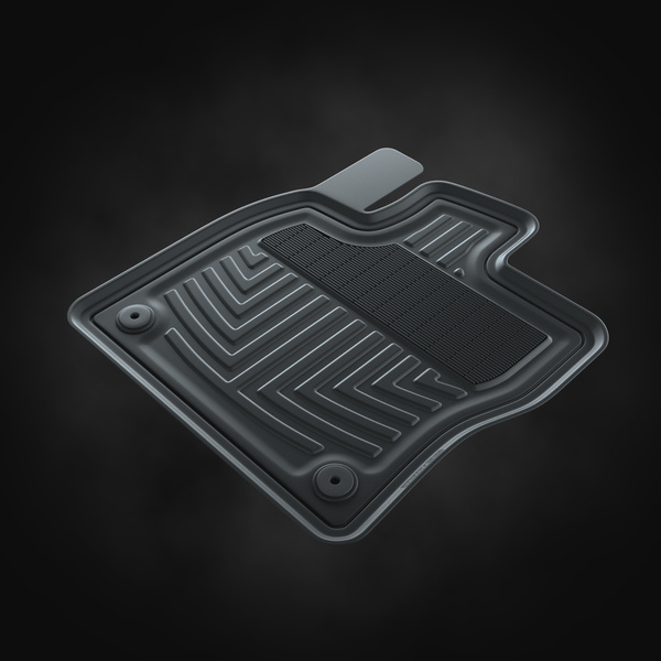 Rubberen matten voor de Volkswagen Golf VII Hatchback, Variant (2012-2020) - zwart - 4 stuks