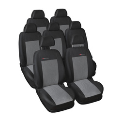 Op maat gemaakte hoezen voor Nissan Qashqai +2 Crossover (2006-2013) 7 zitplaatsen - pasvorm autostoelhoezen - autostoelbeschermer set - E2