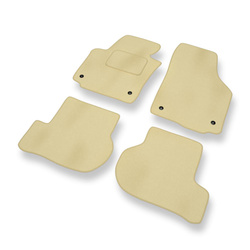 Velours automatten voor Seat Altea I MPV (2004-2015) - beige