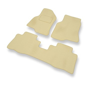 Velours automatten voor Chevrolet Captiva I SUV (2006-2011) - beige