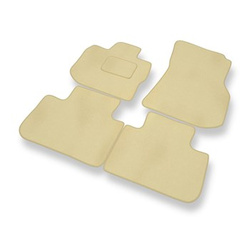 Velours automatten voor BMW X3 SAV (2018-2024) - beige