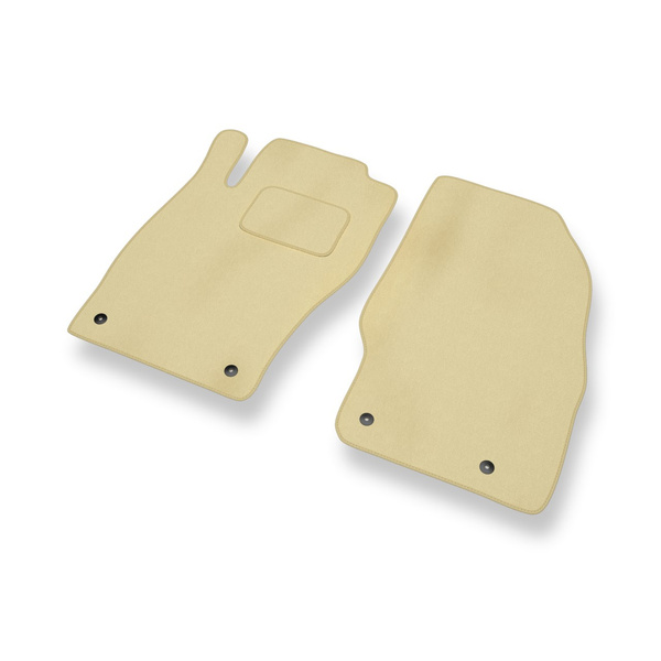 Velours automatten voor Opel Corsa D Hatchback (2006-2014) - beige
