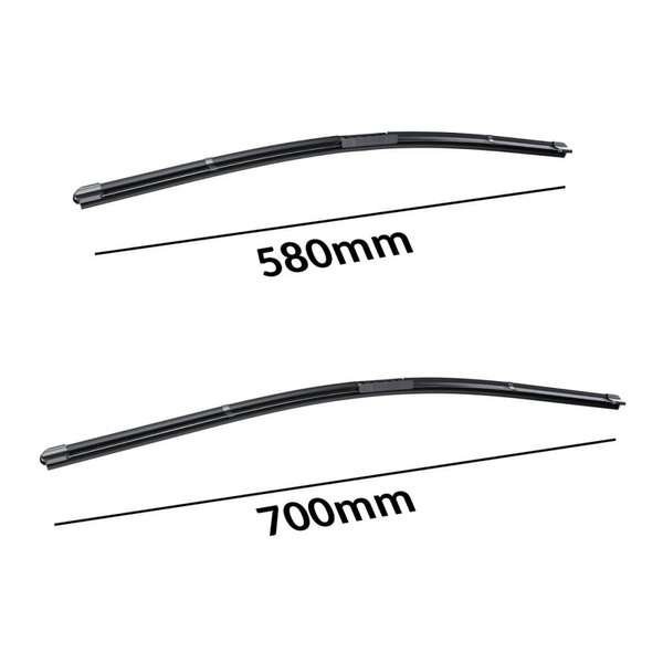 Auto ruitenwissers op de voorruit voor Opel Meriva B MPV (04.2010-2017) - vlak bladen