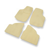 Velours automatten voor Opel Corsa C Hatchback, Sedan, Bestelwagen (2000-2006) - beige