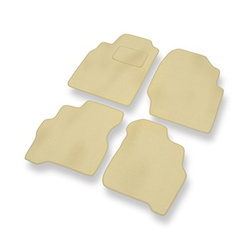 Velours automatten voor Nissan Almera II Hatchback, Sedan (2000-2006) - beige