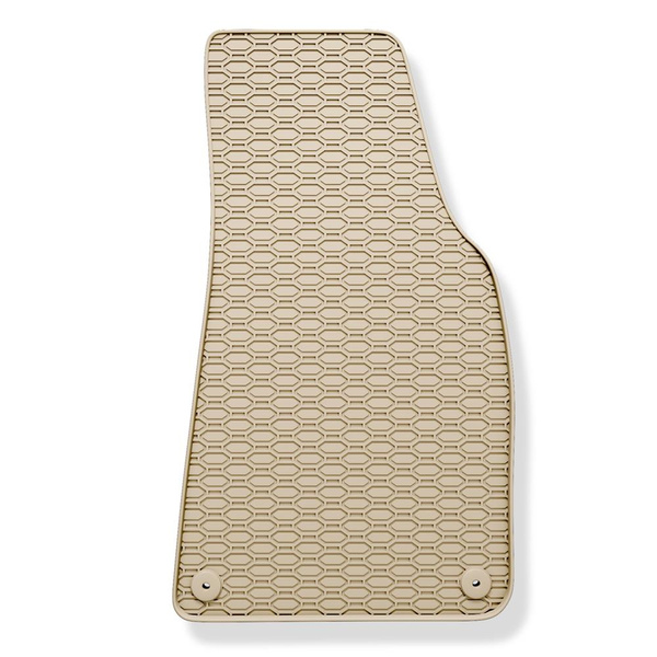 Rubberen matten voor de Seat Exeo Sedan, Sportstourer (2008-2013) - beige - 4 stuks