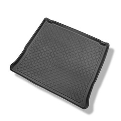 Kofferbakmat op maat voor: Renault Trafic III Bestelwagen (09.2014-....) - lange versie; passagiersversie (combi / tour); achter de derde zitrij; niet-verschuifbare stoelen, gemonteerd op haken