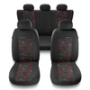 Een set universele autohoezen voor Toyota Yaris I, II, III (1999-2019) - UNE-RD