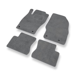 Velours automatten voor Opel Corsa D Hatchback (2006-2014) - grijs