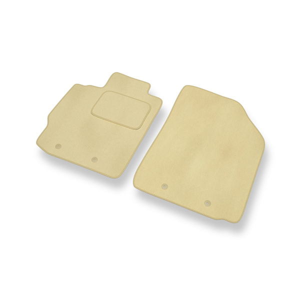 Velours automatten voor Toyota Yaris II Hatchback, Sedan (2005-2010) - beige