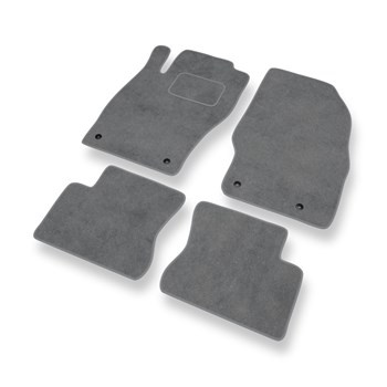 Velours automatten voor Opel Corsa D Hatchback (2006-2014) - grijs