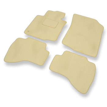 Velours automatten voor Citroen C1 I Hatchback (2005-2014) - beige
