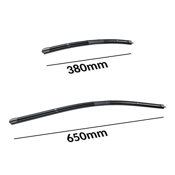 Auto ruitenwissers op de voorruit voor Ford Fiesta VII Hatchback (07.2008-11.2012) - vlak bladen