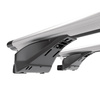 Basisrek voor het autodak voor Volvo XC40 Crossover (2018-....) - zilver Imperiaal - geïntegreerde railing - Aluminium