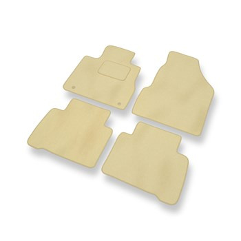 Velours automatten voor Nissan Murano II SUV (2009-2015) - beige