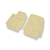 Velours automatten voor Renault Modus I MPV (2004-2012) - beige